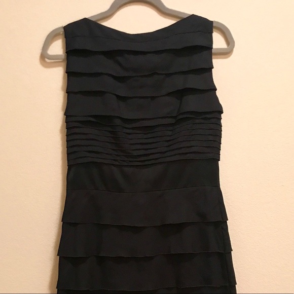 TAHARI Navy Princeton Dress - Picture 4 of 6